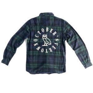 BRAND NEW! RARE! OVO SMALL FLANNEL (2019)